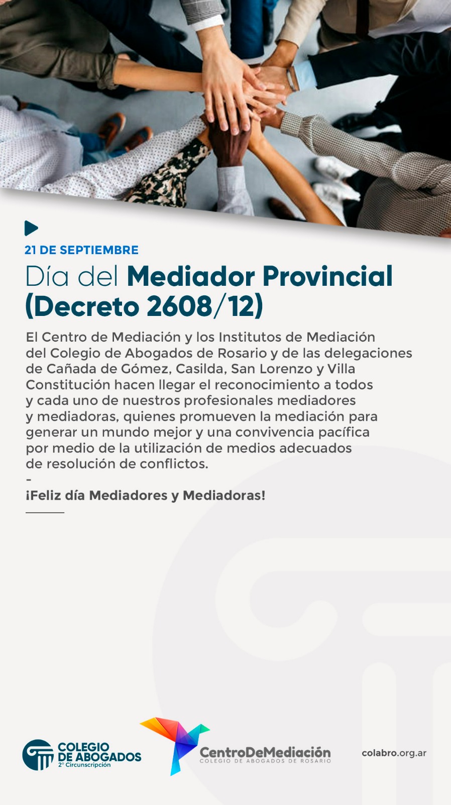 DIA DEL MEDIADOR PROVINCIAL